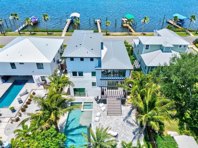 Aerial of the home.