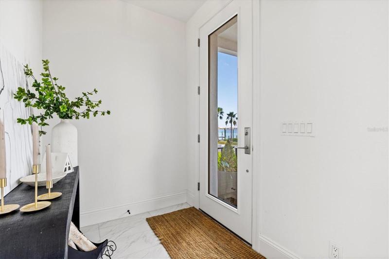 Foyer entry.