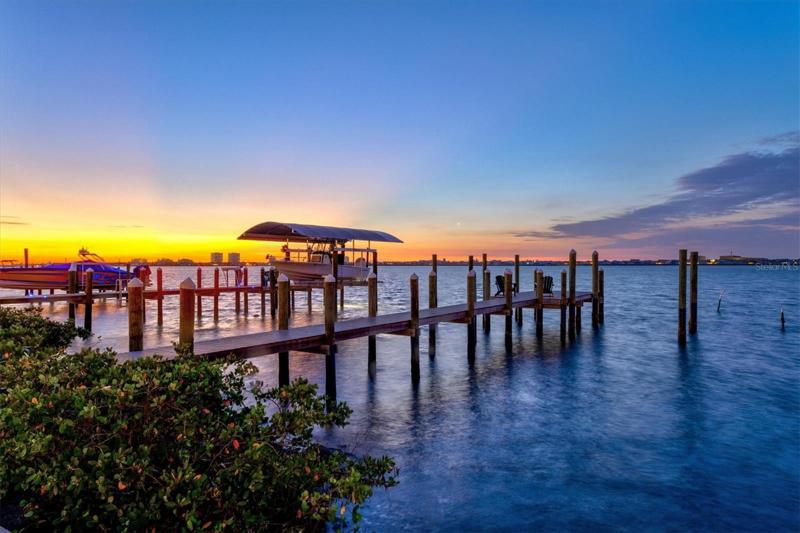 Sunset from the dock.