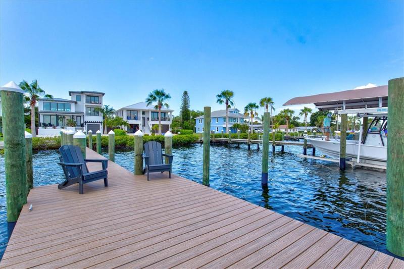 Enjoy fishing or watching sunsets from your dock.