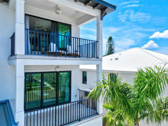 Balconies off bedrooms.