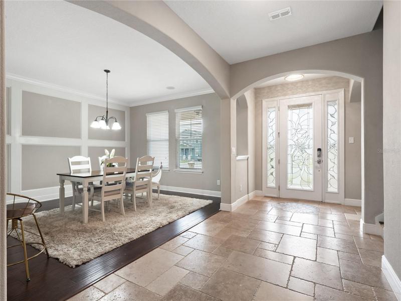 Foyer Upon Entry with Private Dining