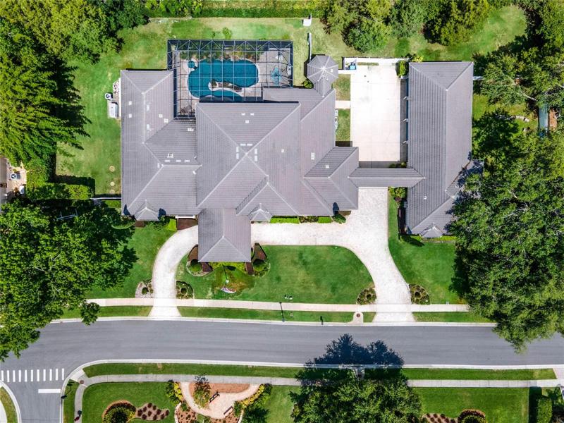 Aerial of property