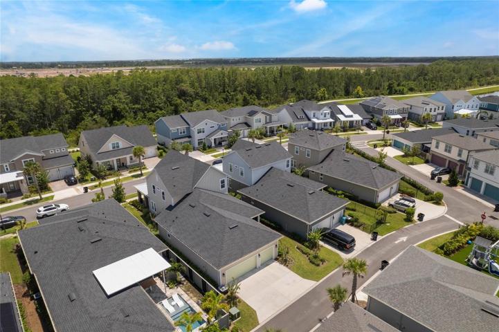 Extra long driveway