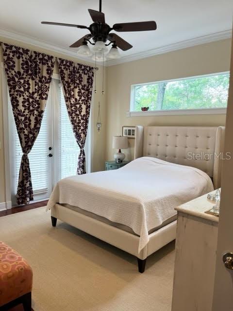 Master French doors to balcony