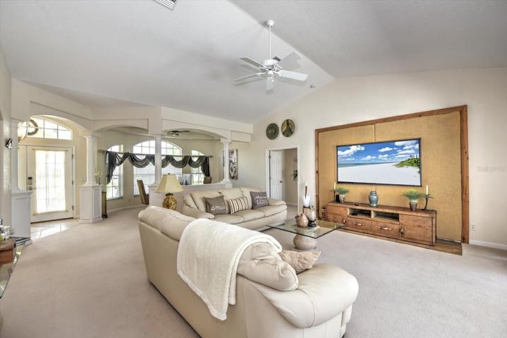 Spacious family room