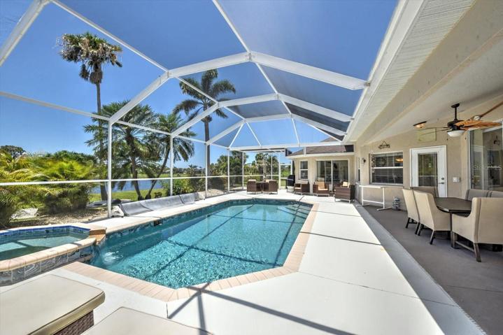 Screened pool