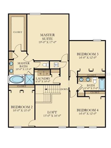 Second floor plan