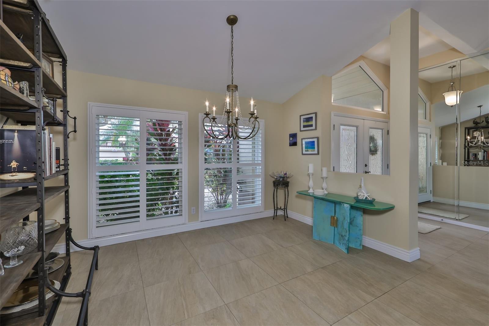 Formal dining area