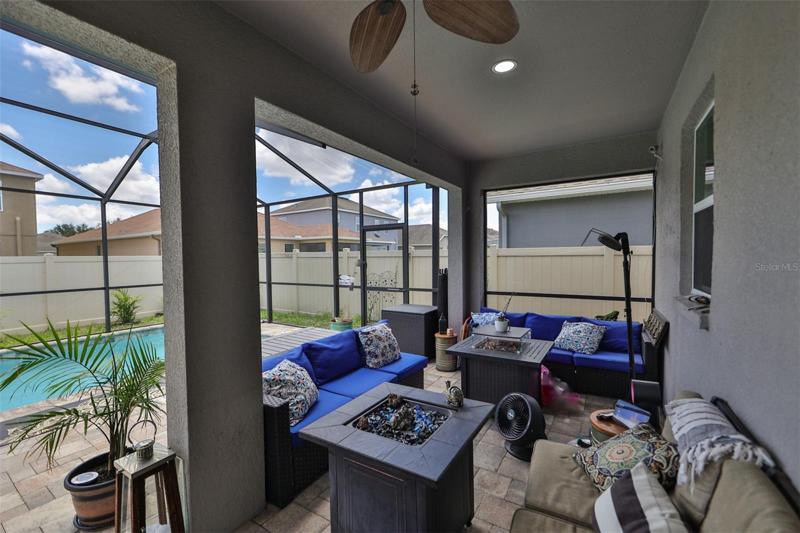 French doors to the screened in patio and enjoy coffee or refresher drink