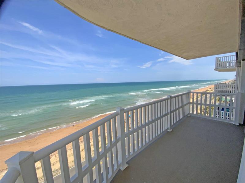 Wrap-around balcony. Southeastern views of the aqua waters of the Atlantic ocean.