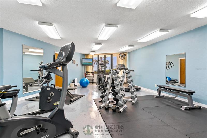 Staying fit the fun way. After a morning stroll on the beach and before pool time, enjoy a great workout in the fitness center.