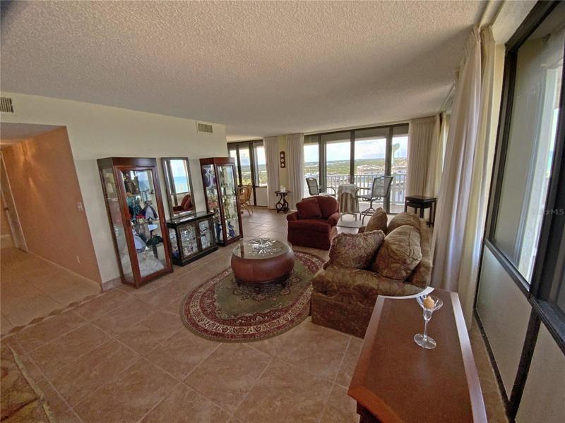 Living room view 2. Oceanfront views everywhere you sit!