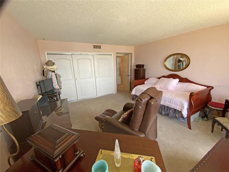 Bedroom #2 view 2. More than ample closet and storage space.
