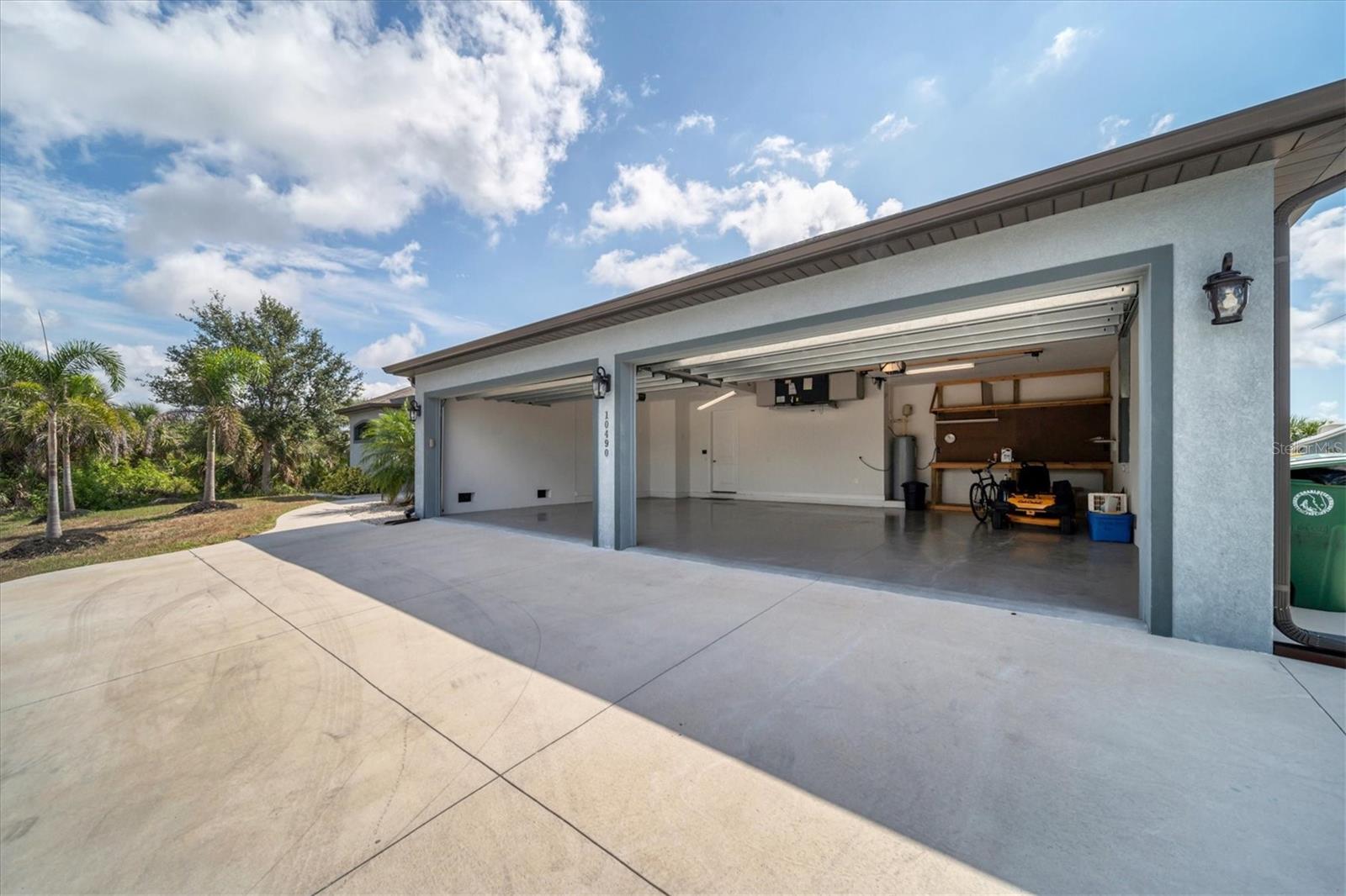 4 CAR GARAGE!