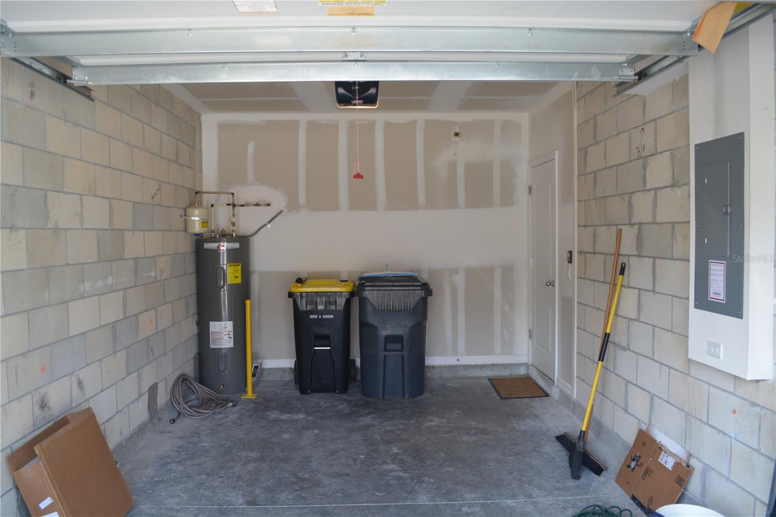 1 car attached garage