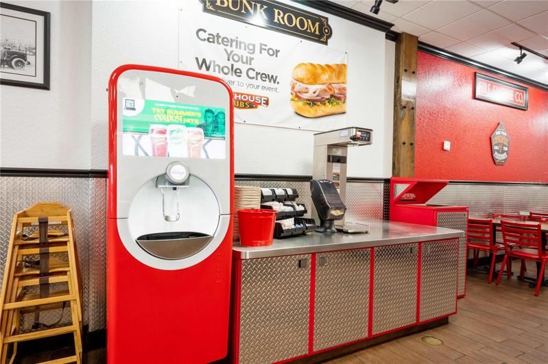 Coca-Cola machine and Iced Tea Station