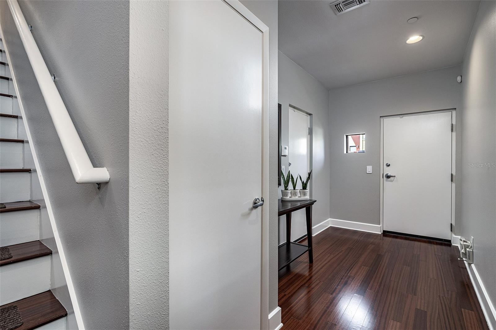 1st floor entrance ( front door in the photo )