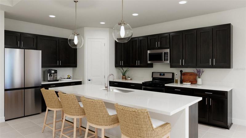 Kitchen *DISCLAIMER: Renderings, Photos, Virtual Tours are of like model and are used for display purpose only, actual property may vary.