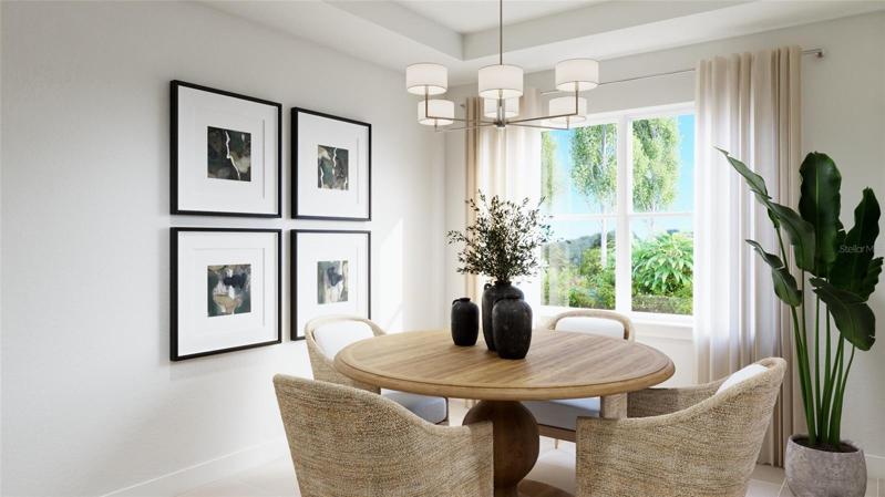 Dining Room *DISCLAIMER: Renderings, Photos, Virtual Tours are of like model and are used for display purpose only, actual property may vary.