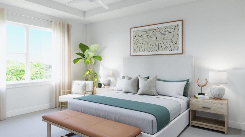 Primary Suite *DISCLAIMER: Renderings, Photos, Virtual Tours are of like model and are used for display purpose only, actual property may vary.