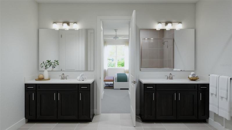 Primary Bathroom *DISCLAIMER: Renderings, Photos, Virtual Tours are of like model and are used for display purpose only, actual property may vary.