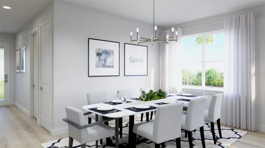 Dining Room *DISCLAIMER: Renderings, Photos, Virtual Tours are of like model and are used for display purpose only, actual property may vary.