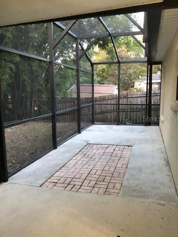 Back screened patio