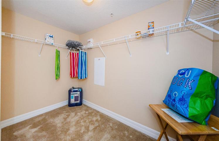 Huge walk-in closet in Master Bedroom