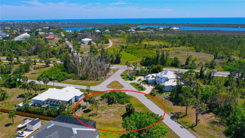 Aerial Photo of 21 Cobia Dr Located Near Boca Grand & Englewood Beaches