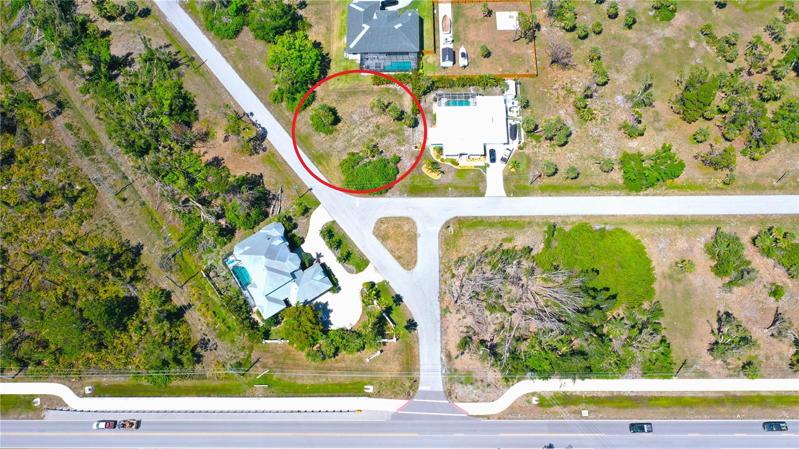 Aerial Photo of 21 Cobia Dr located just of Placida Road