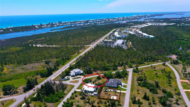 Aerial Photo of 21 Cobia Dr - Vacant Lot for Sale near Beaches