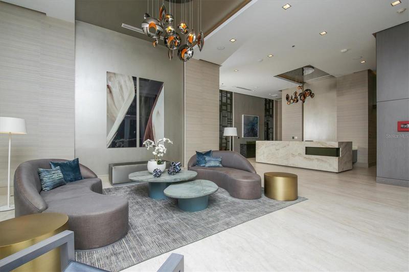 Secure building with concierge, amenities and pet friendly.