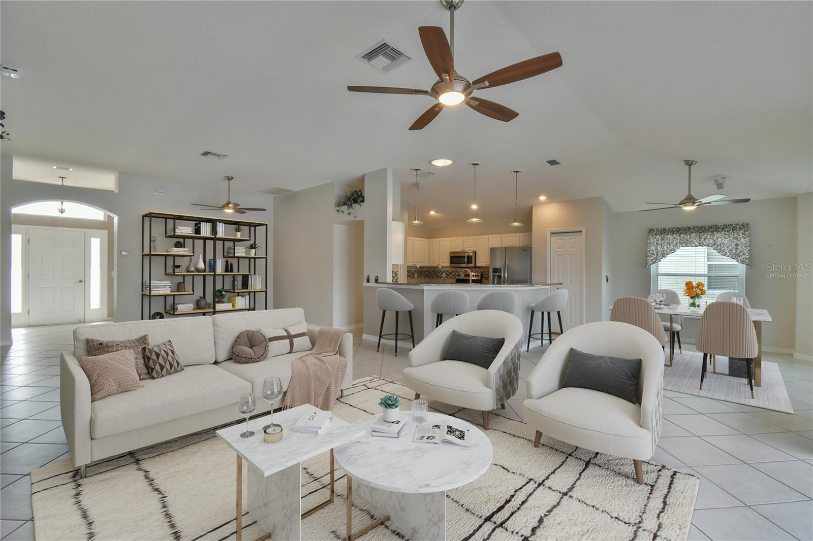 Great Room Virtually Staged
