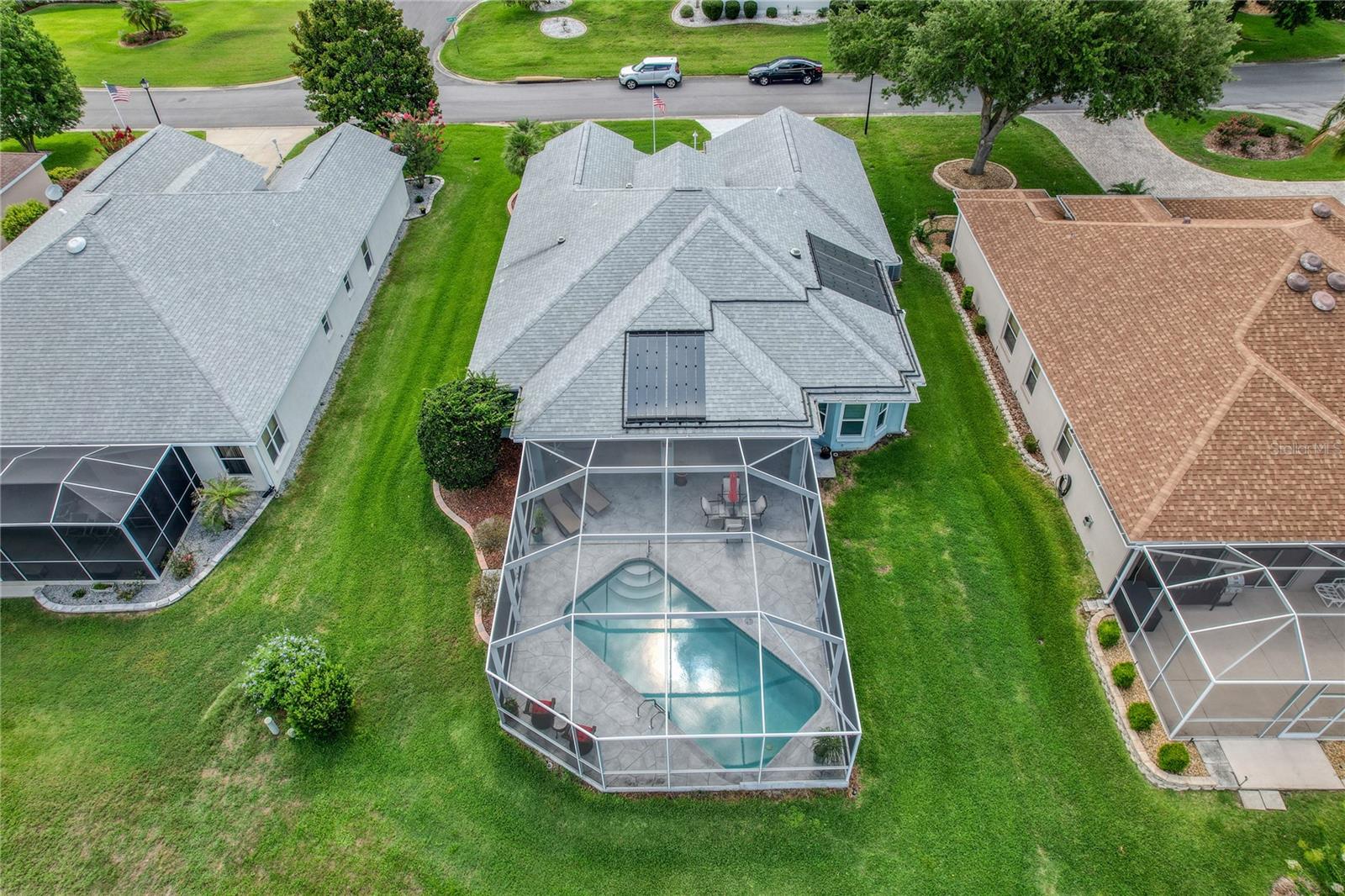 Drone Rear of Home