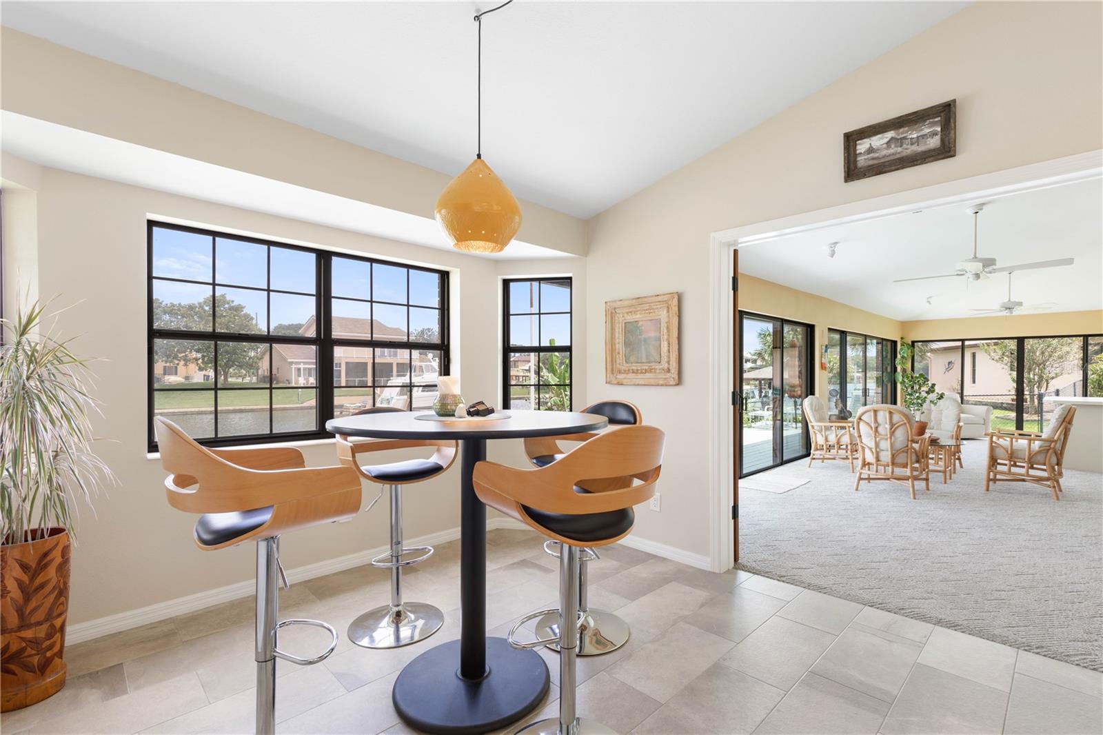 Open to the Enclosed Florida Room