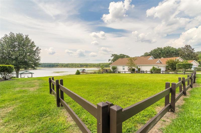 Partially fenced lot and ready to build