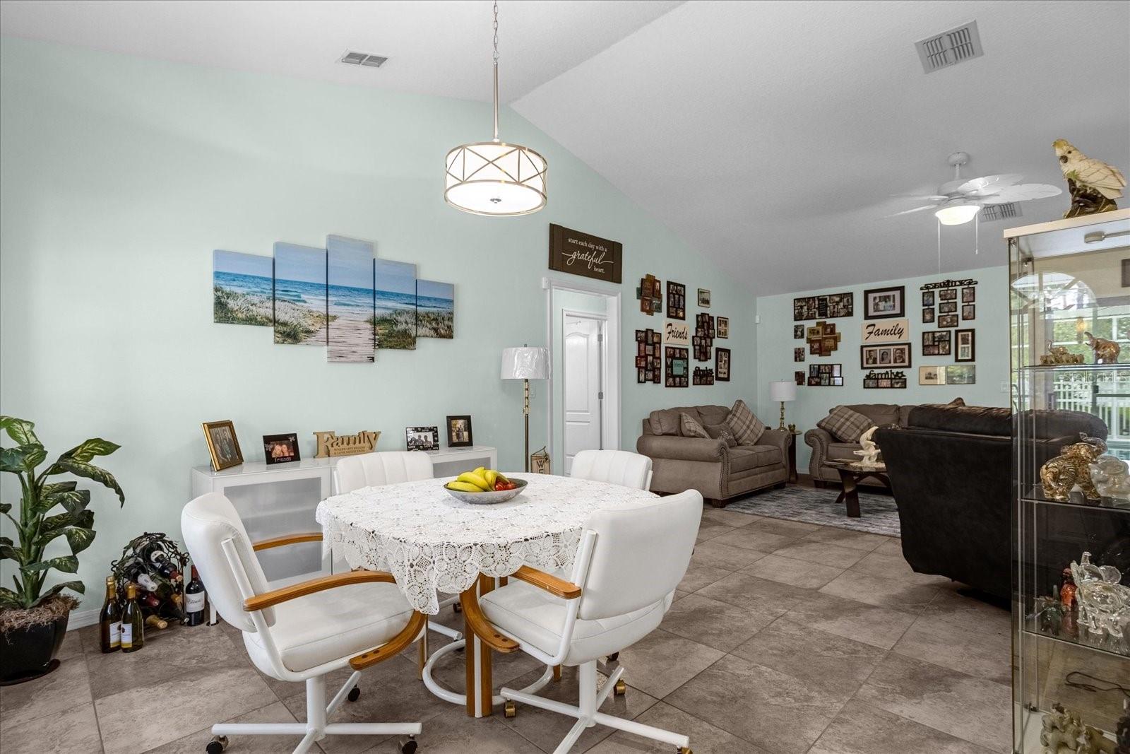 Living/ Dining areas