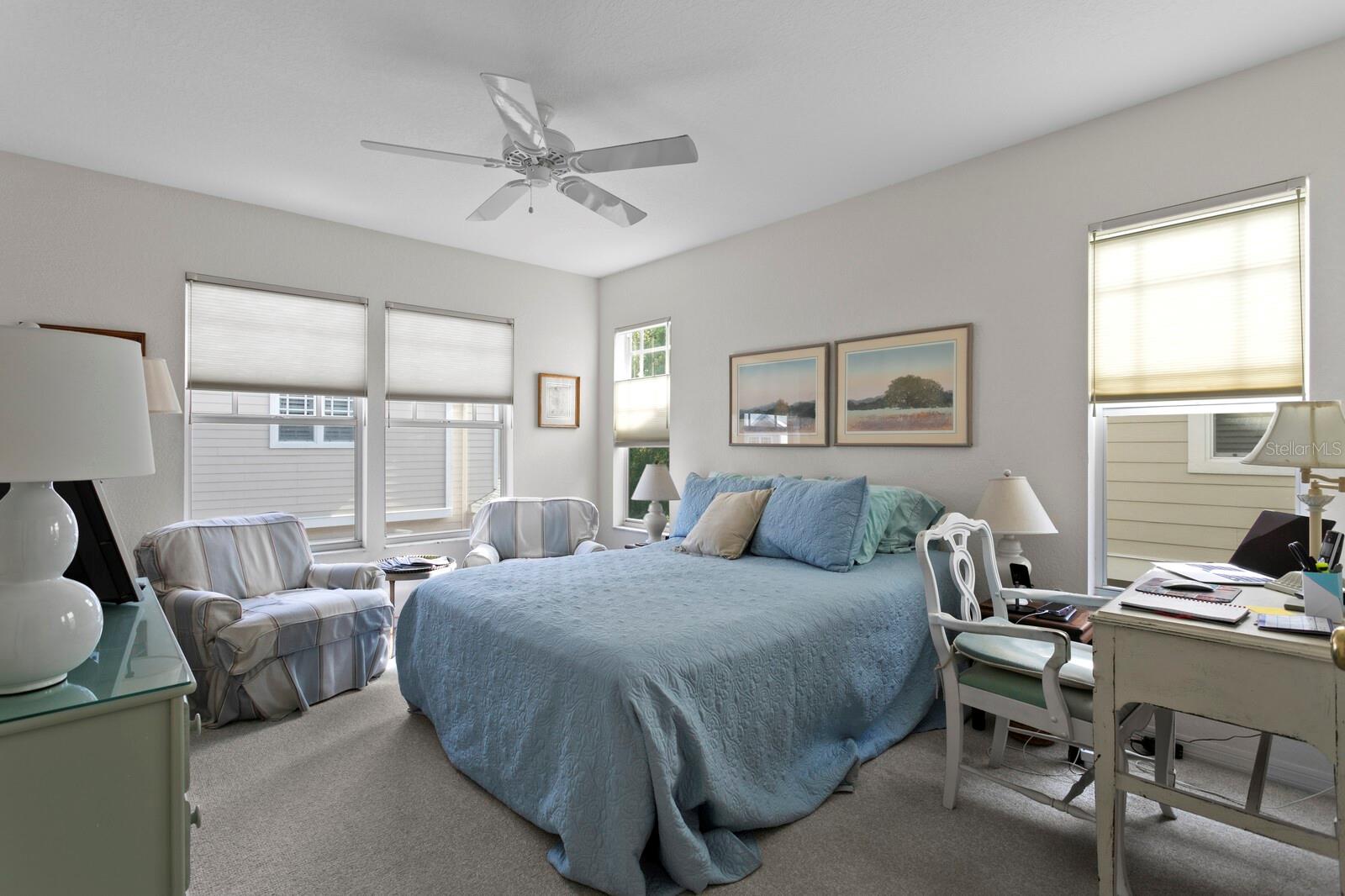 The third of the upstairs bedrooms.