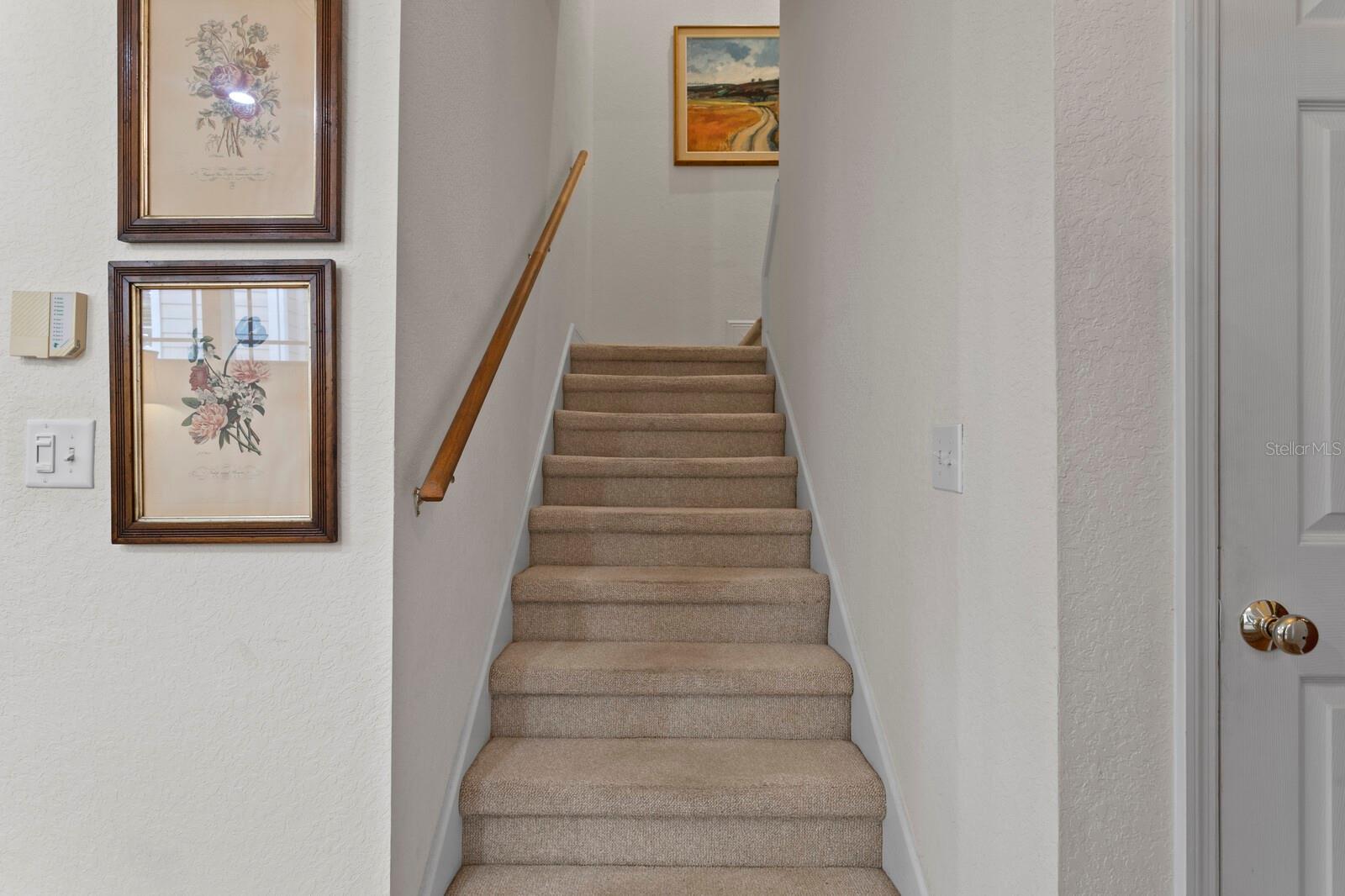 Upstairs you'll find all the bedrooms.