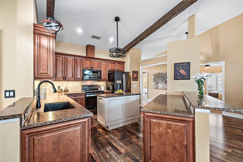 kitchen with breakfast bar