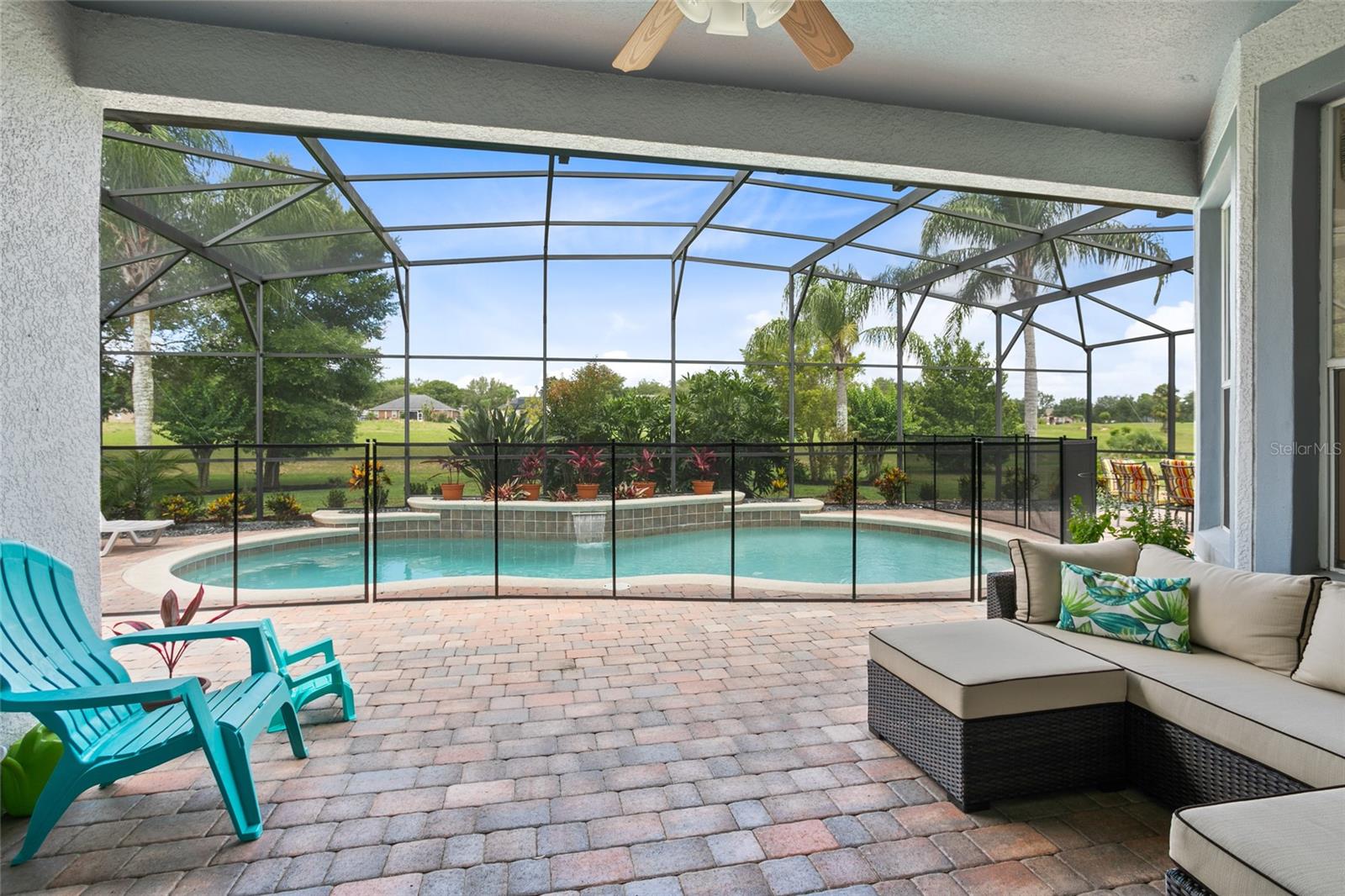 Rear Porch (Covered)/Pool Area (Screened-In)