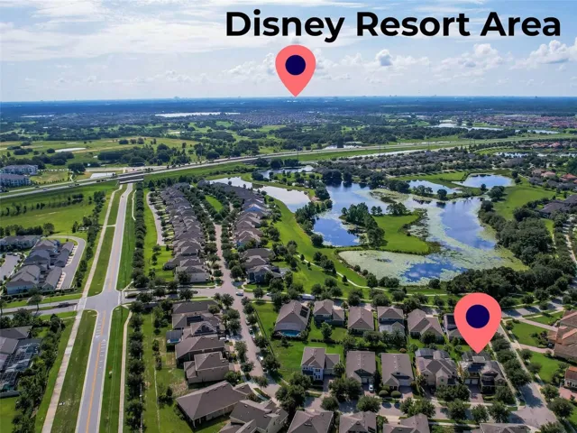 Proximity of 16328 WVL to Disney