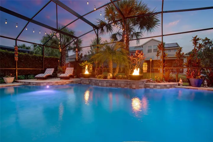 Pool area night 16328 WVL