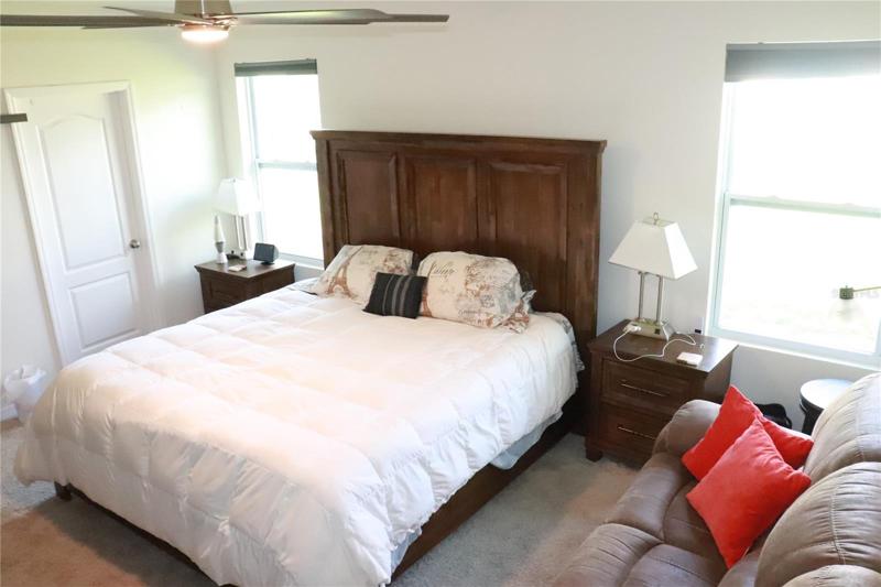 Master suite with lots of natural light.
