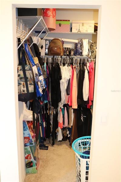 Ample walking closet.