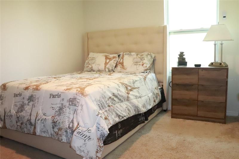 Second bedroom with room for a queen size bed.