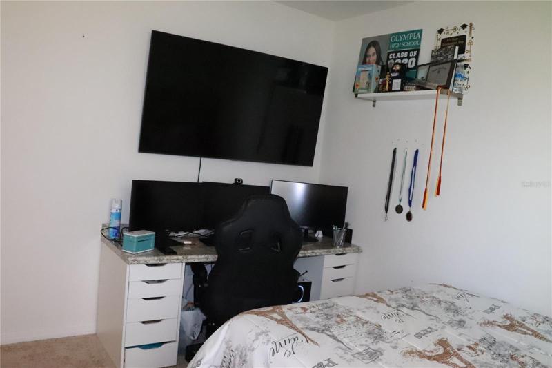 Second Bedroom with space for a desk