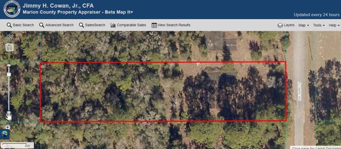 6420 SW 202 CT LOT COUNTY AERIAL ZOOMED IN