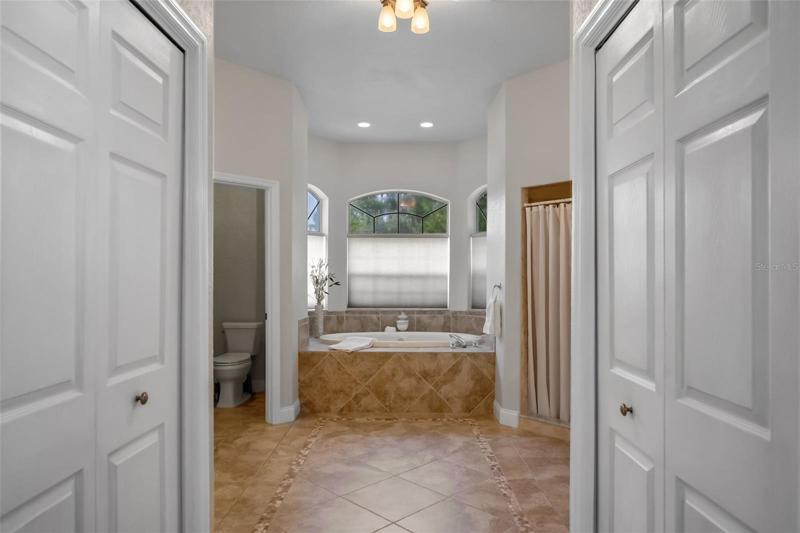 His 4 x 5 Walk in Closet & Her 5.5 x 5 Walk in Closet
